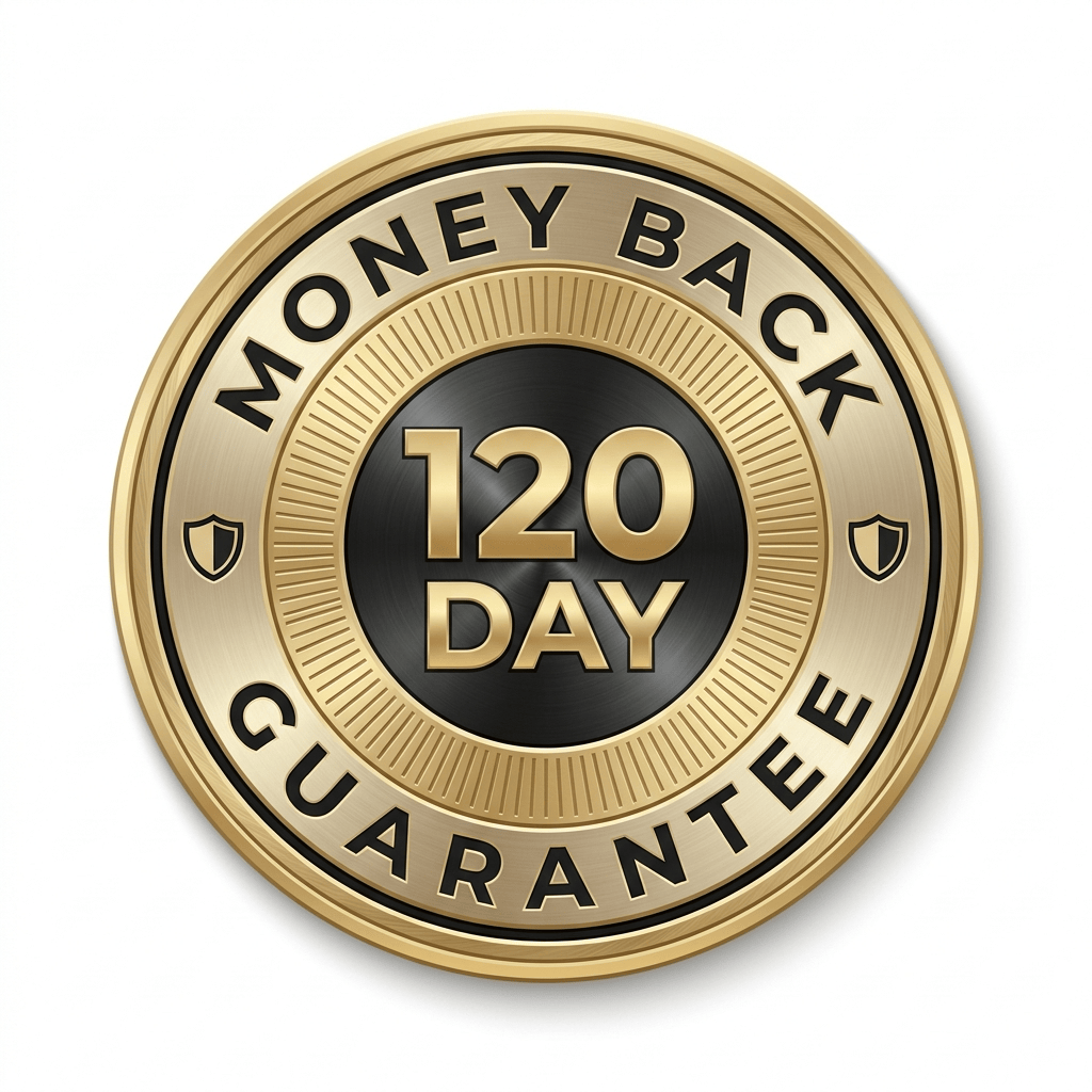 120-day money-back guarantee